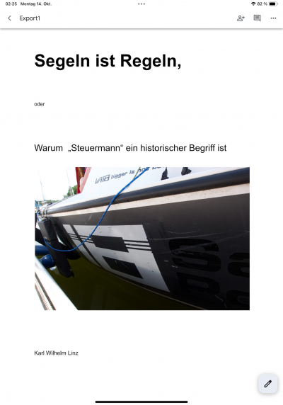 Segeln ist Regeln ist demnächst erhältlich